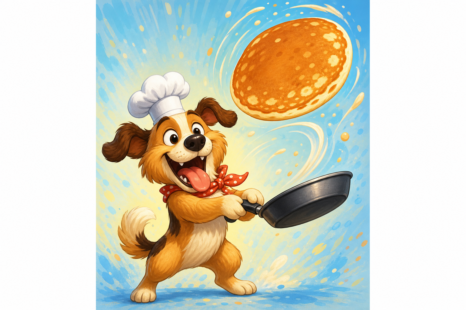 Dog pancake